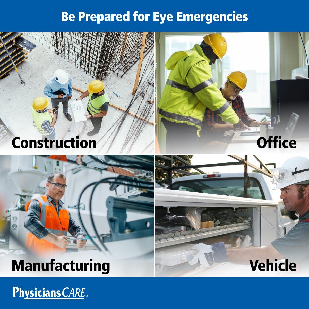 First Aid Only PhysiciansCare Eye Wash Solution, Sterile Isotonic Buffered Solution for Flushing & Irrigating Eyes, 1-oz Bottle