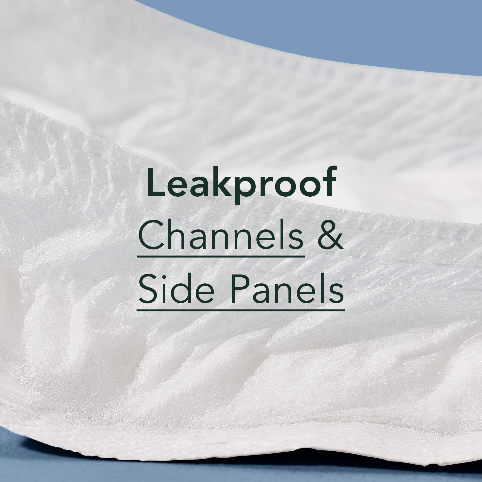 Rael Rael Organic Cotton Incontinence Bundle Pack - Regular and Ultimate Pads, 136 Count