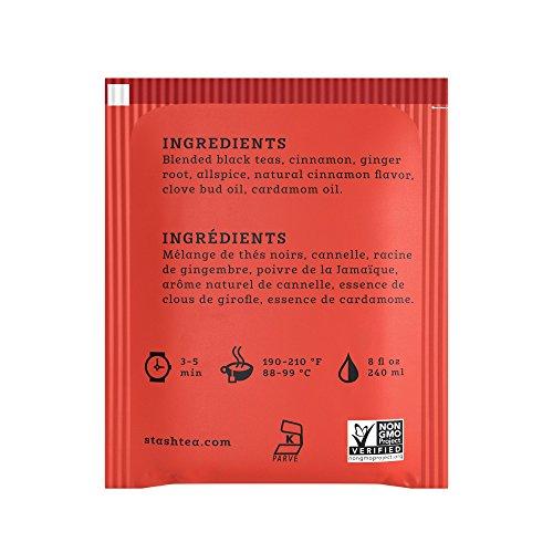Stash Stash Tea Chai Spice Black Tea, Box of 100 Tea Bags