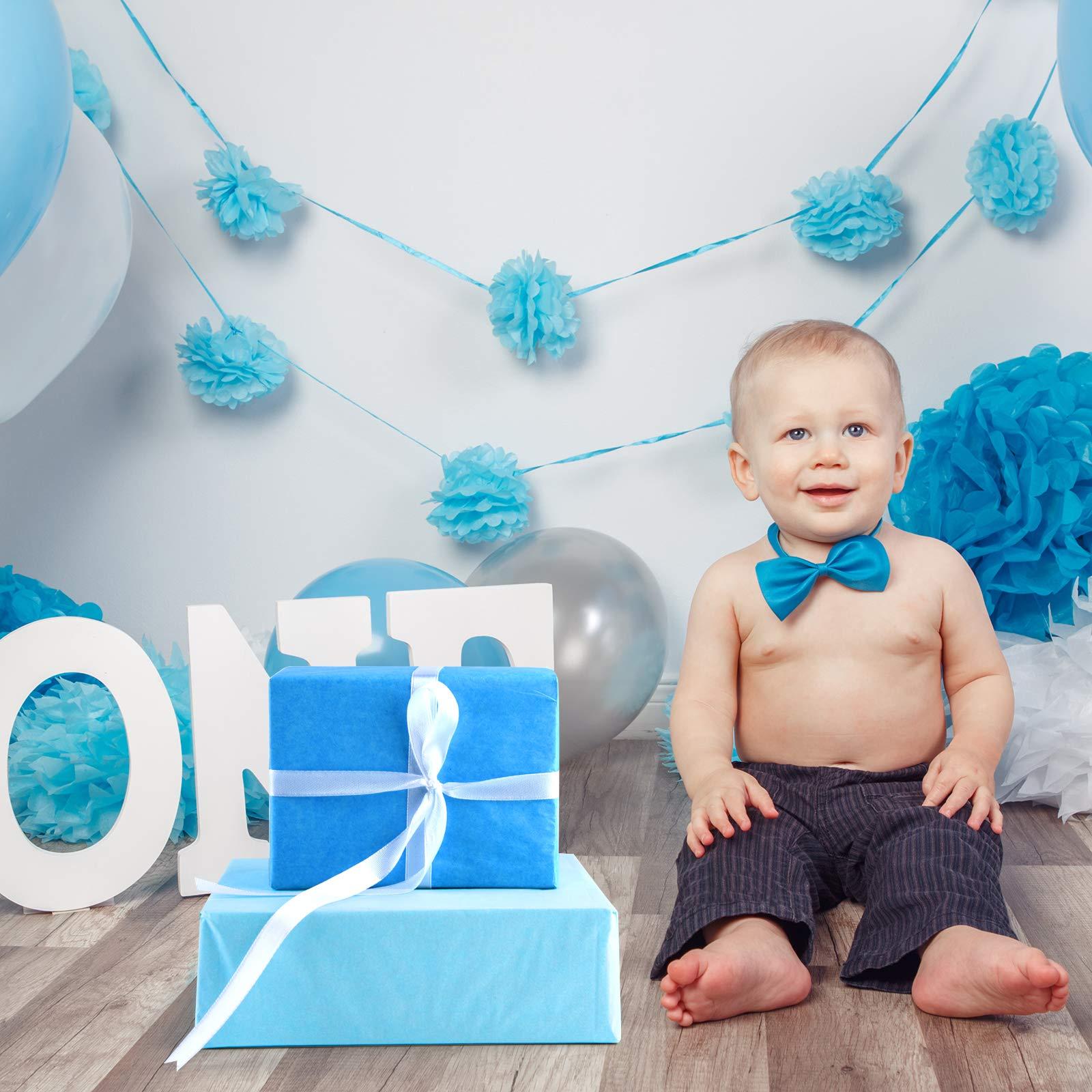 PLULON PLULON 60 Sheets Blue Tissue Paper Bulk and 60 Sheets Brown Tissue Paper Bulks