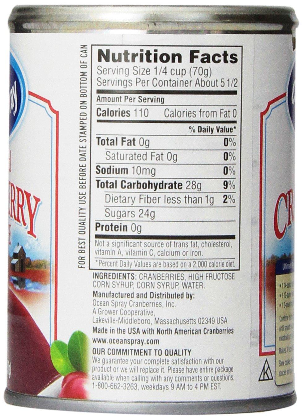 Ocean Spray Ocean Spray Cranberry Sauce, Jellied, 14 Fl Oz