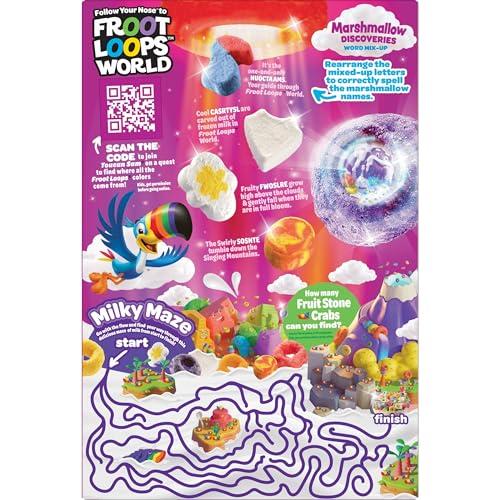 Kellogg’s Froot Loops Breakfast Cereal with Marshmallows, Fruit Flavored, Breakfast Snacks with Vitamin C, Original with Marshmallows, 10.5oz Box (1 Box) image-20