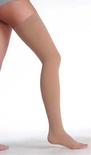 Juzo Juzo Varin Thigh High 30-40mmHg Open Toe, IV, Beige