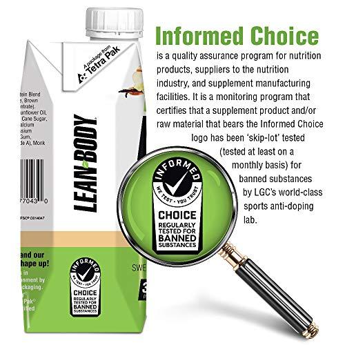 Labrada Lean Body Ready-to-Drink, Plant-Based Vegan Chocolate Protein Shake, 30g Protein, No Artificial Flavors, Sweeteners or Colors, Non GMO, Gluten Free, Premium Pea & Rice Blend (Pack of 12)