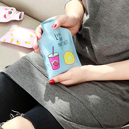 zxb-shop Safe Water-Filled Hot Water Bottle Hot Water Bottle,Cartoon Hand Po Warm Water Bottle Cute Mini Hot Water Bottles Small Portable Hand Warmer Water Injection Storage Bag Tools Classic Hot Water Bottle