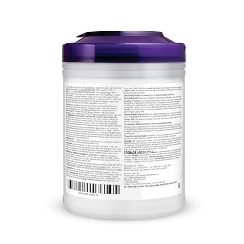 PDI Professional Disposables Surface Disinfectant Super Sani-Cloth Wipes, 160Count