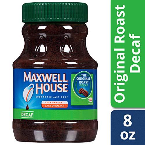 MAXWELL HOUSE Maxwell House Decaf Original Medium Roast Instant Coffee, 8 Ounce (Pack of 3)