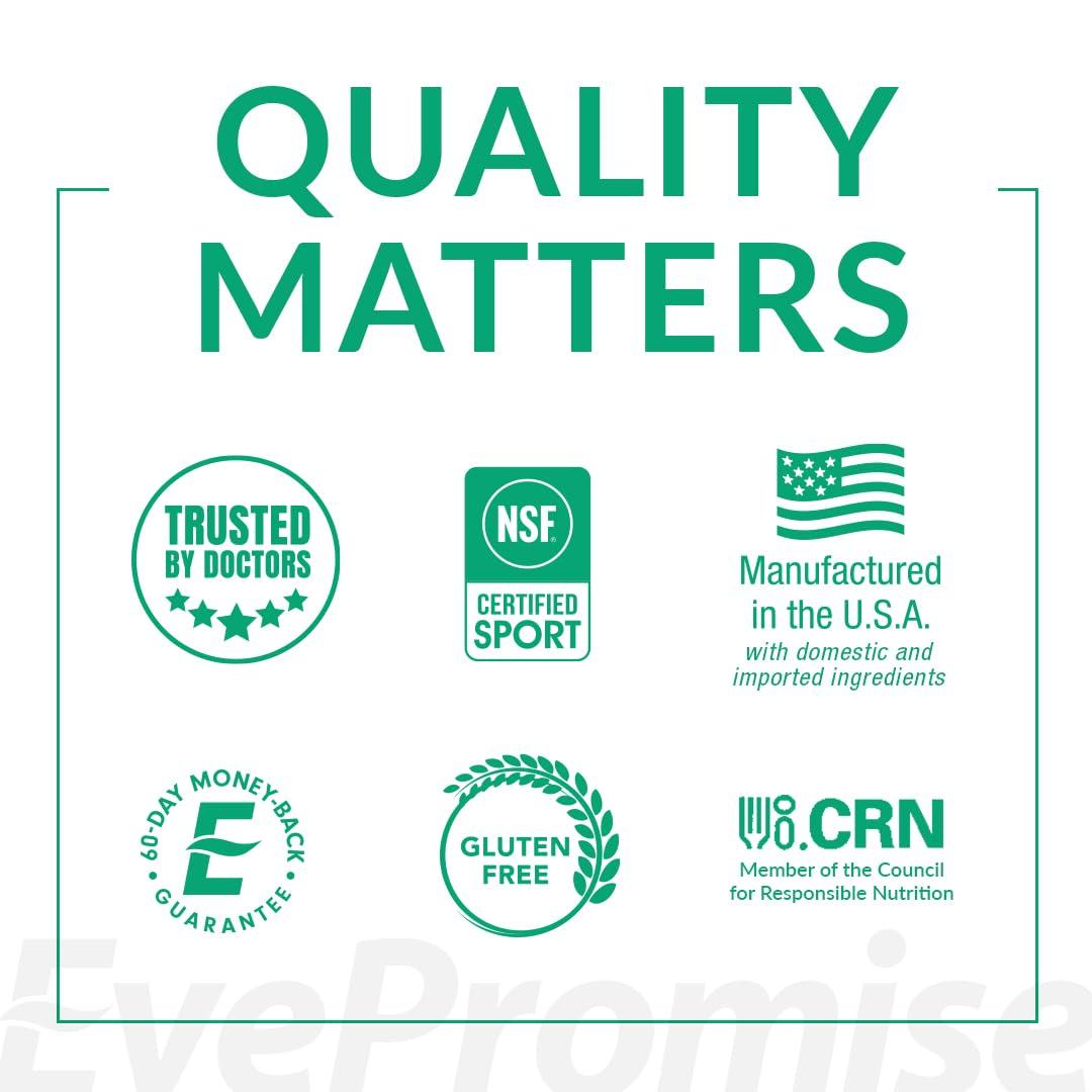 EyePromise EyePromise Vizual Edge Chew Performance Eye Vitamin - NSF Certified for Sport - 3 Month Supply Citrus Flavored Chewable Tablet