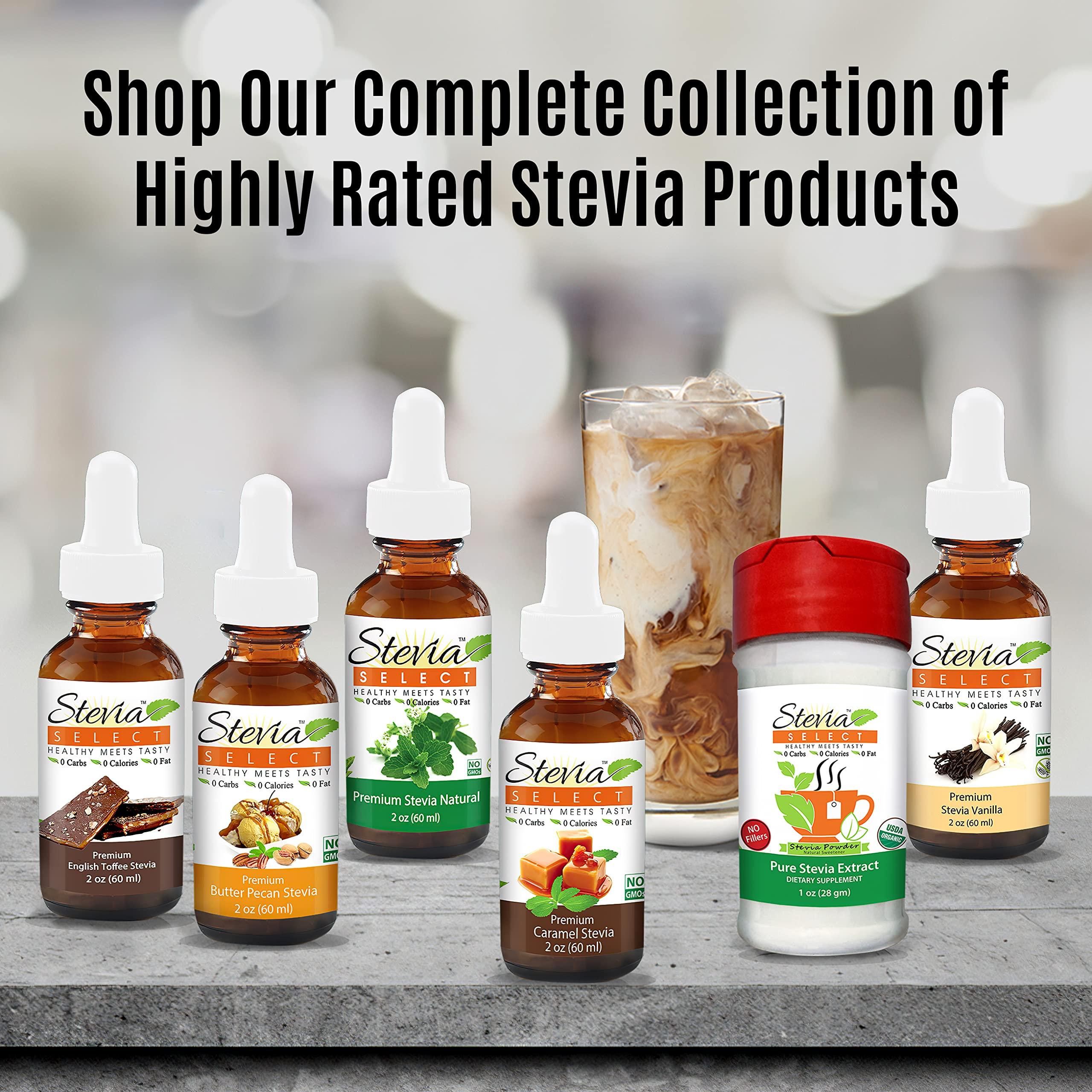 Stevia Select Stevia Select Stevia Drops-English Toffee Stevia Flavor 2 oz Stevia Liquid