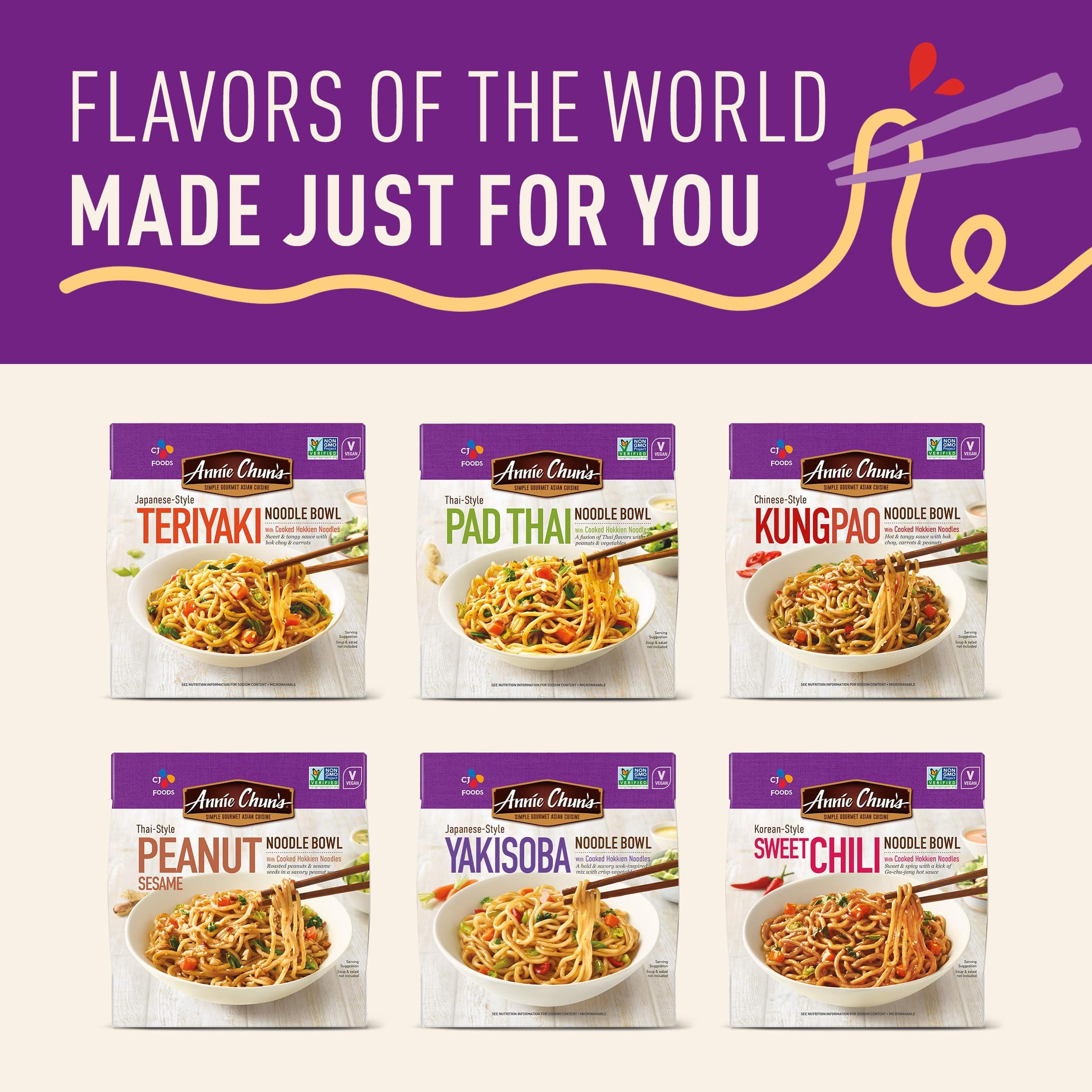 Annie Chun's Annie Chun\'s Thai Style Peanut Sesame Noodle Bowl - 6 Pack