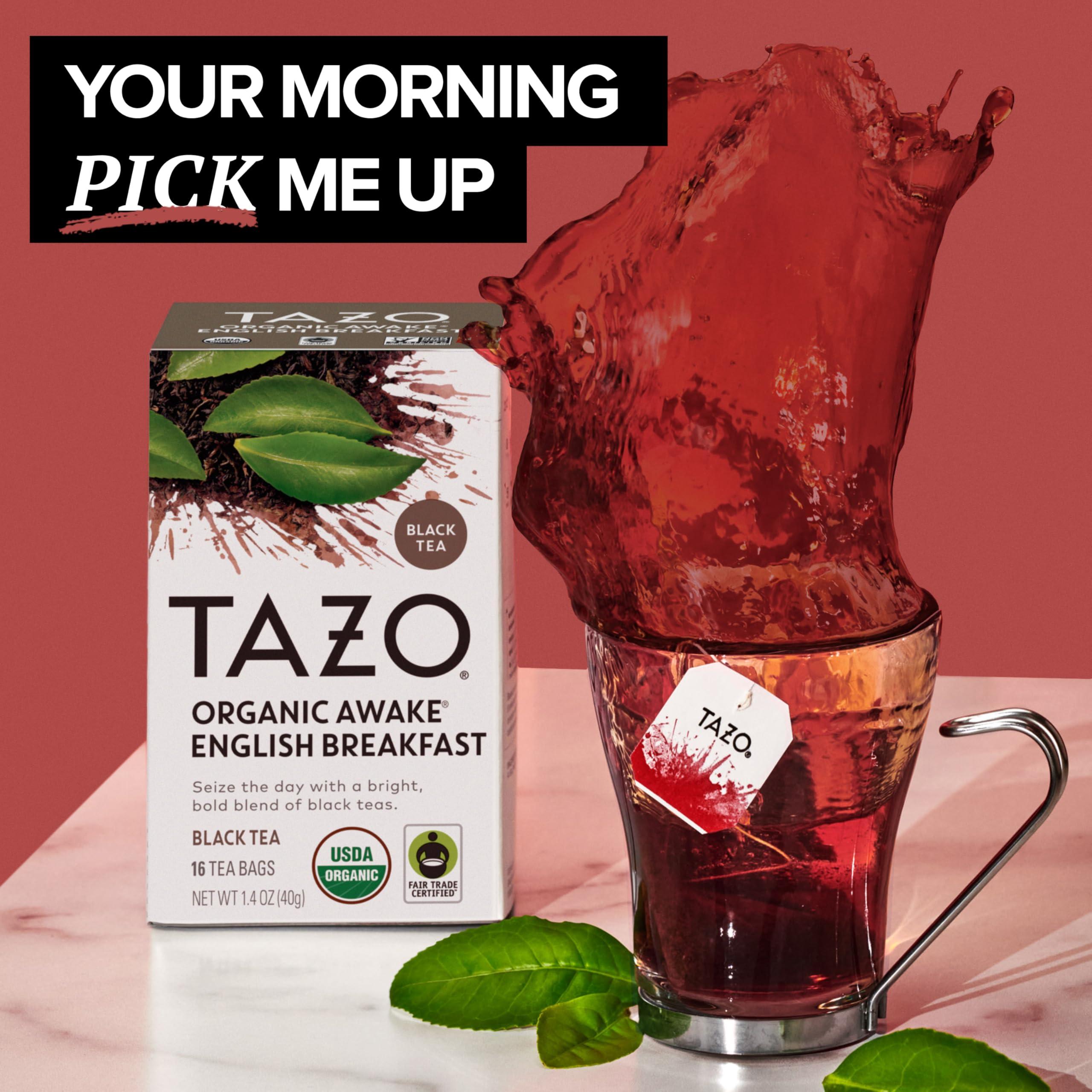 TAZO TAZO Organic Awake English Breakfast Black Tea, 16 Total Tea Bags