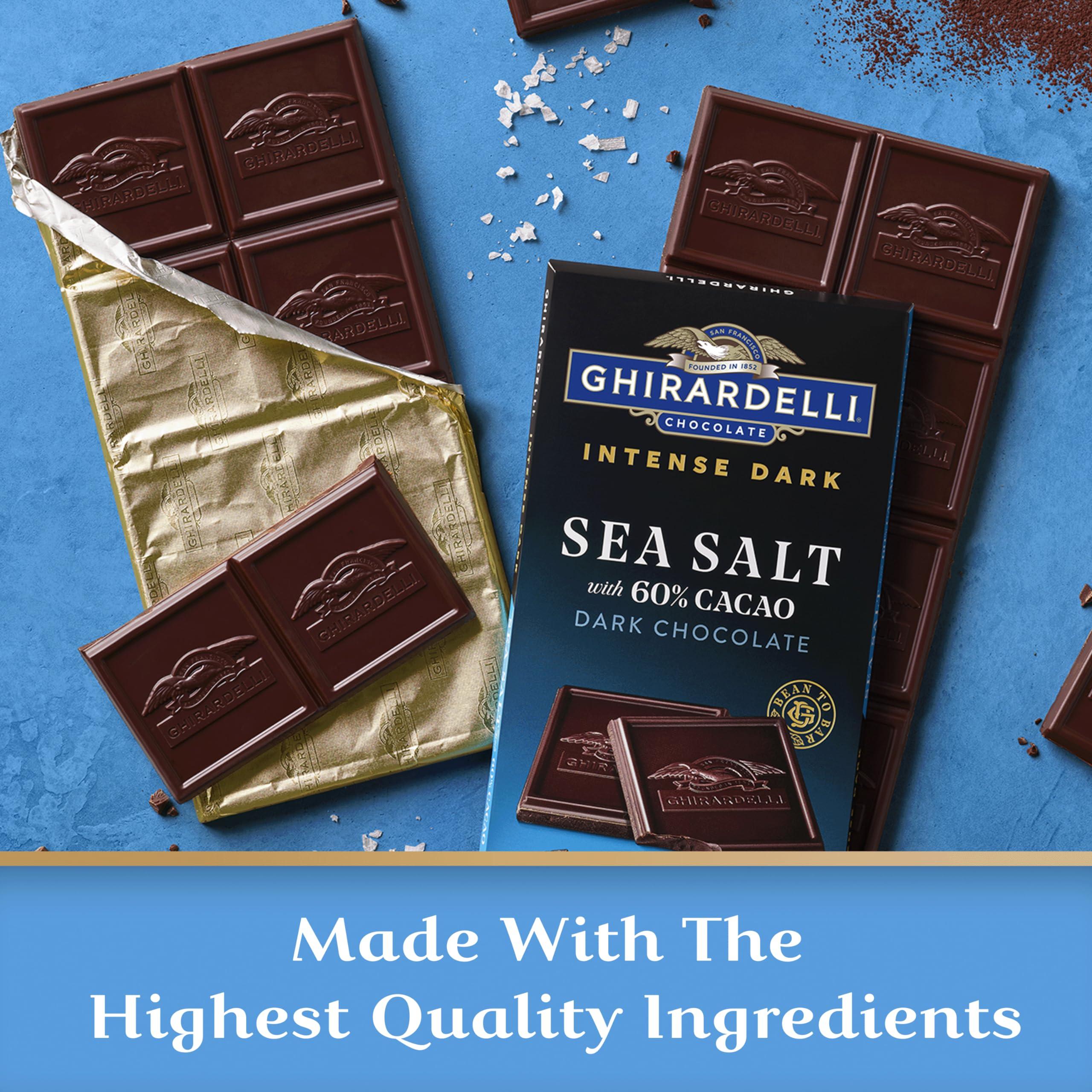 Ghirardelli Ghirardelli Sea Salt with 60% Cacao Dark Chocolate Intense Dark Bar