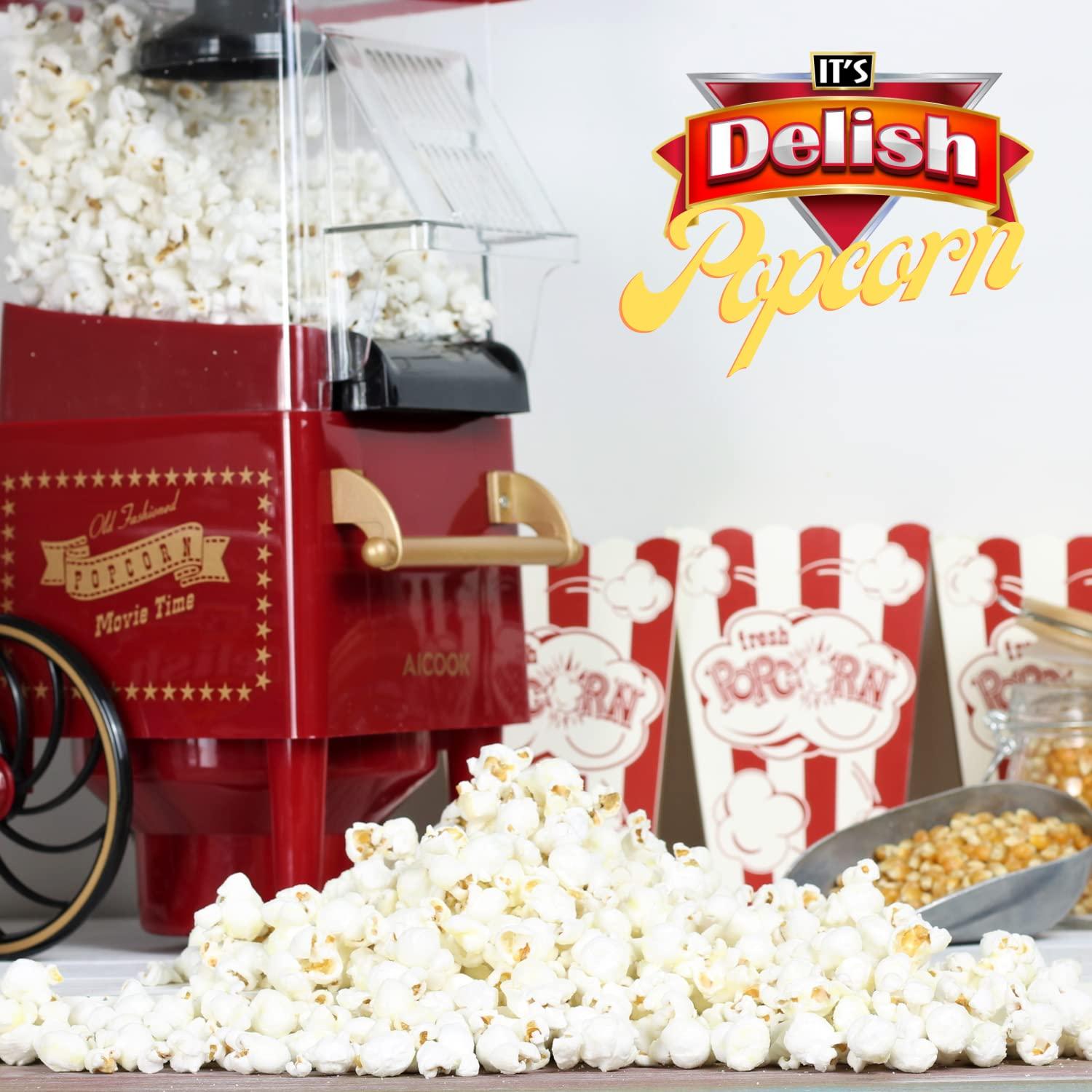 It's Delish Gourmet Kettle Corn Popcorn by It's Delish, 1 Lb (16 Oz) Bulk Bag | Sweet and Salty Kettle Popcorn | Air Popped Pop Corn Healthy Snacks for Movie Night Snack, Carnival Party | Gluten Free, Vegan, Kosh