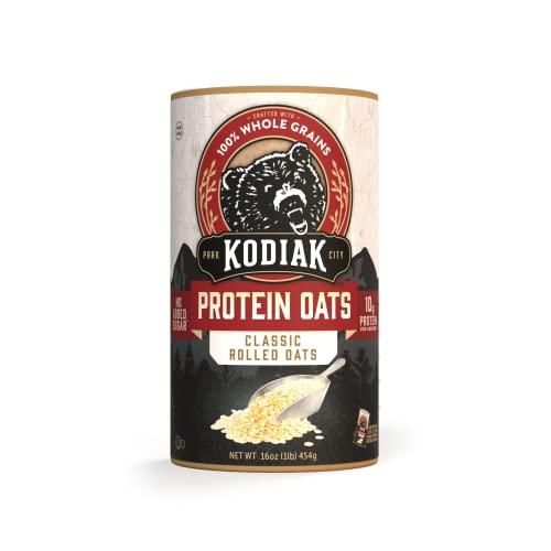 Kodiak Cakes Kodiak Oatmeal Canister, Rolled Oats, High Protein, 100% Whole Grains (1 canister)