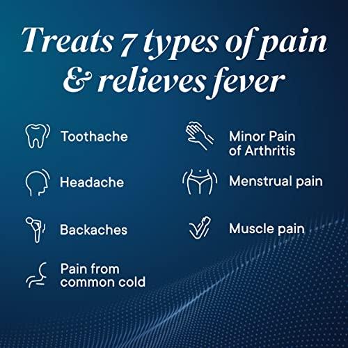 Advil Advil Pain Reliever and Fever Reducer, Pain Relief Medicine with Ibuprofen 200mg for Headache, Backache, Menstrual Pain and Joint Pain Relief - 100 Coated Tablets (Pack of 2)