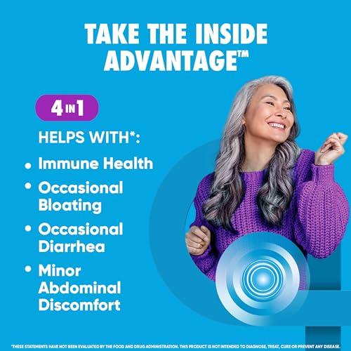 Digestive Advantage Digestive Advantage Probiotics For Digestive Health, Daily Probiotics For Women & Men, Supports Gut Health, Occasional Bloating & Diarrhea, Minor Abdominal Discomfort, & Immune Support, 60ct Capsules