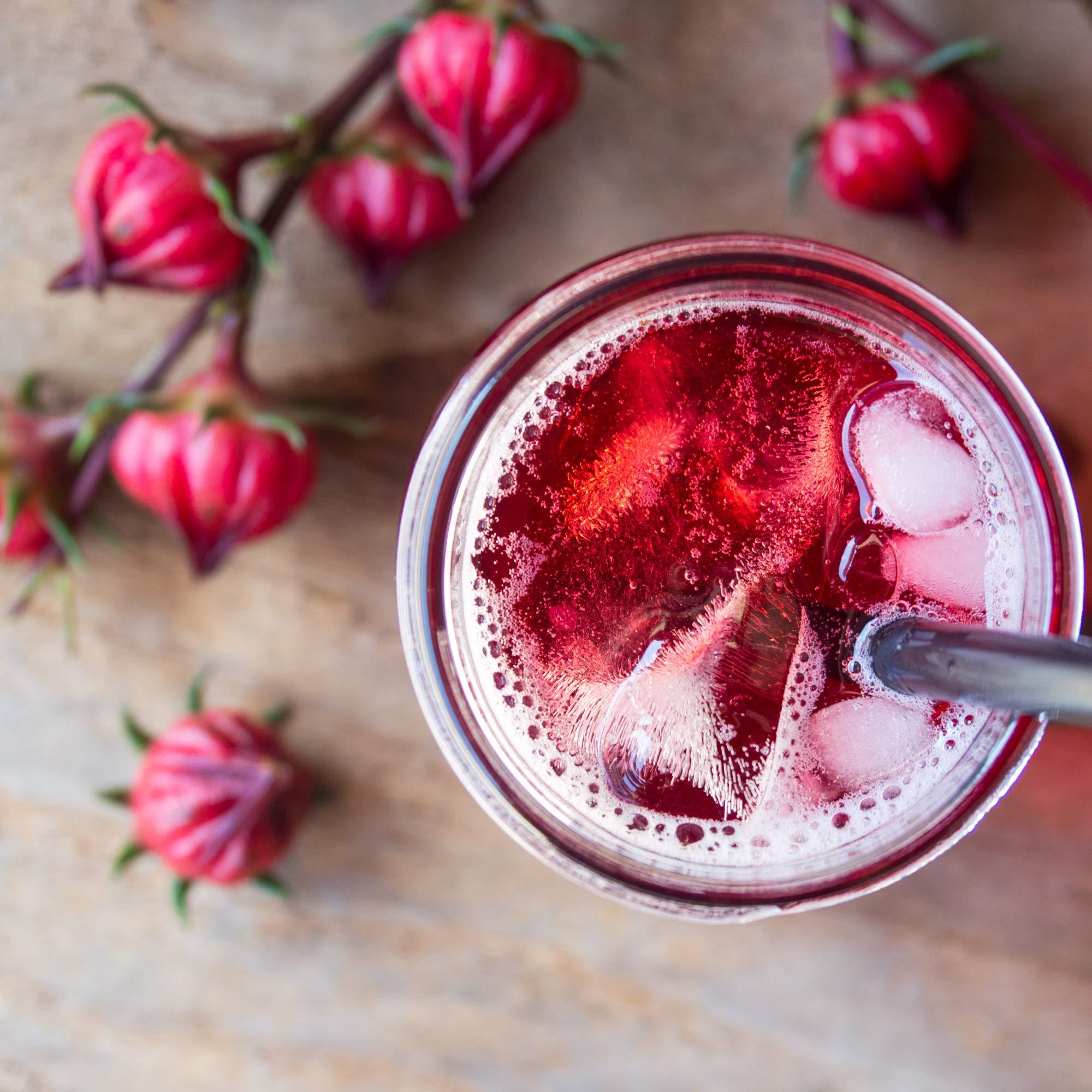 MagJo MagJo Naturals, Hibiscus Flowers 1LB (16 Oz) Hibiscus tea cut & sifted flowers, Flor de Jamaica