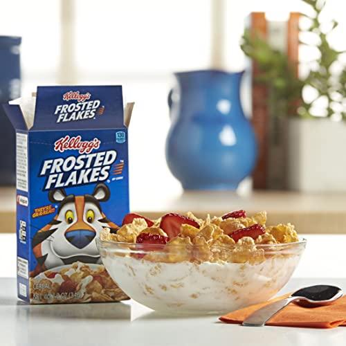 Frosted Flakes Kellogg\'s Frosted Flakes Breakfast Cereal, 8 Vitamins and Minerals, Kids Snacks, Original (70 boxes)