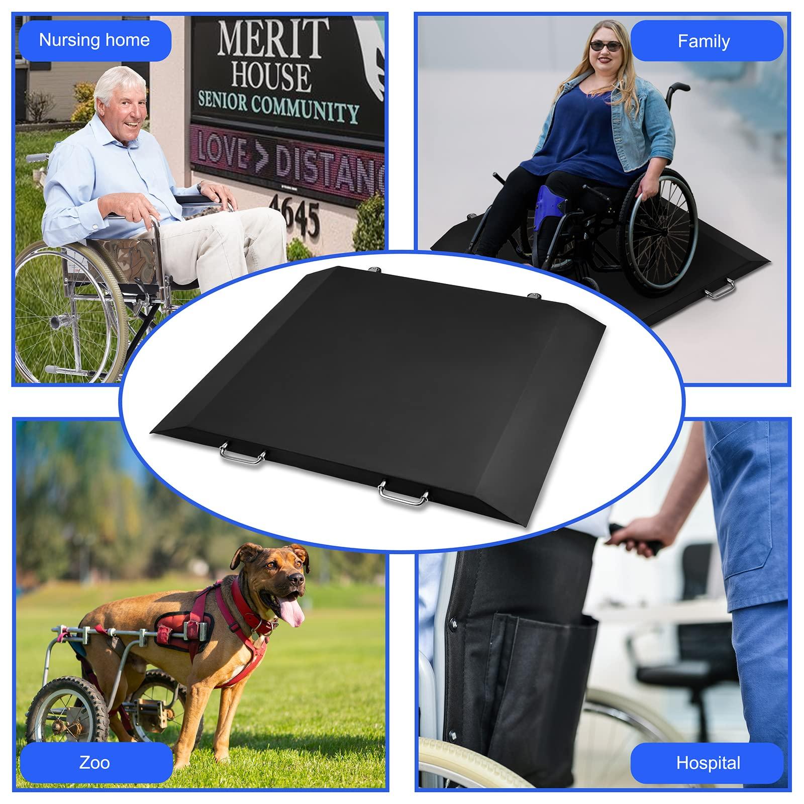 jwniuind Wheelchair Scale for home use 700x0.2b Digital Medical Scale with Dual Ramp