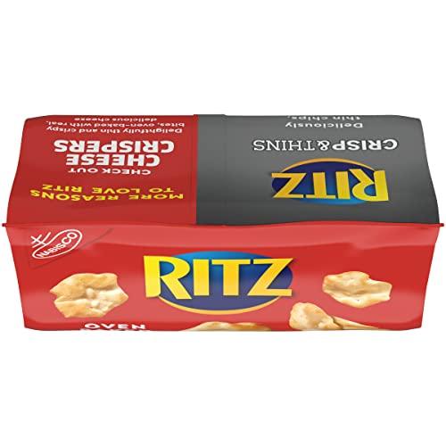 Ritz Ritz Crisp and Thins Cream Cheese and Onion Chips, 7.1 Oz