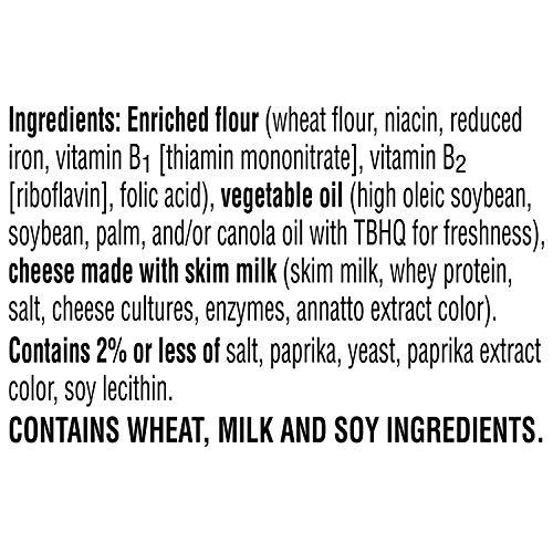 Cheez-It Cheez-It, Baked Snack Cheese Crackers, Reduced Fat Original, Made with 100% Real Cheese, 11.5oz Box(pack of 4)