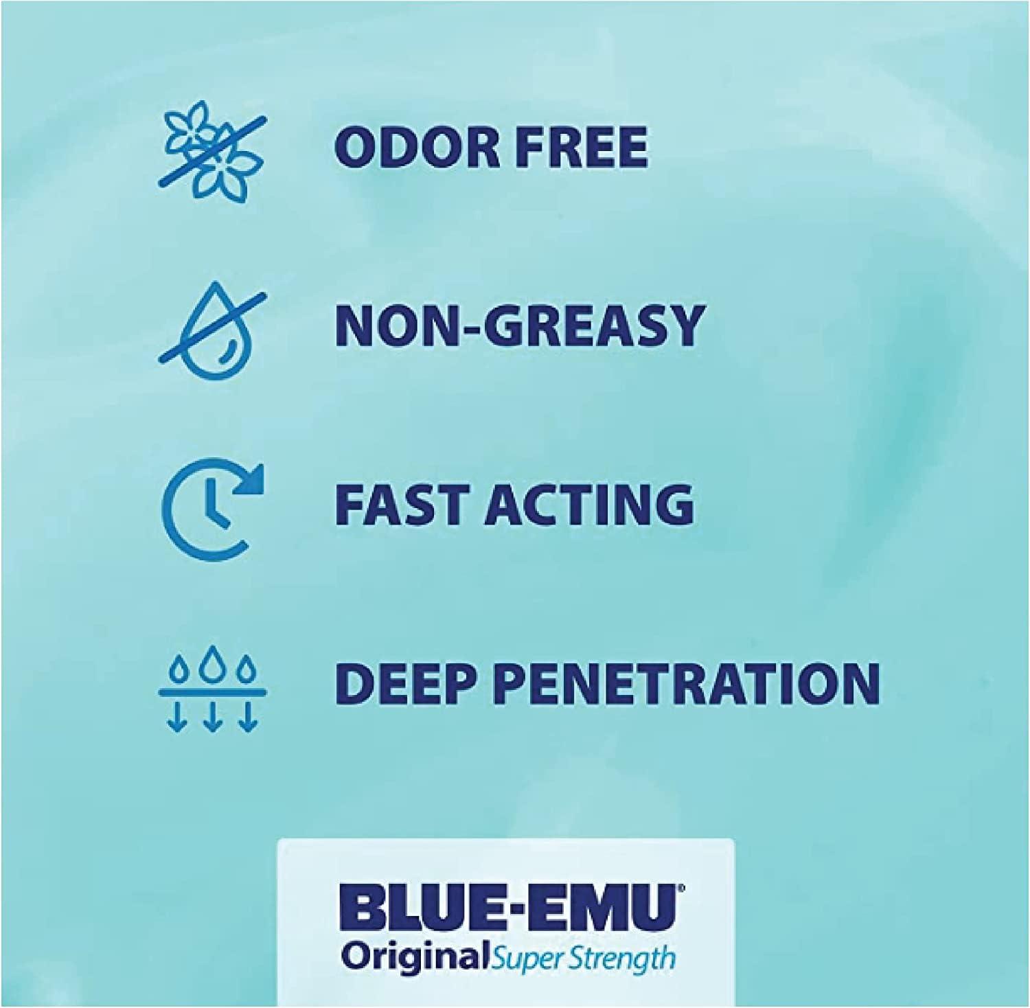 Blue Emu Blue Emu Original Super Strength Cream, Muscle and Joint Support, Professional Family Size 1 Gallon Bottle w/Pump