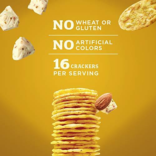 Blue Diamond Almonds Blue Diamond Almond Nut Thins Cracker Crisps, Pepper Jack Cheese, 4.25 Ounce