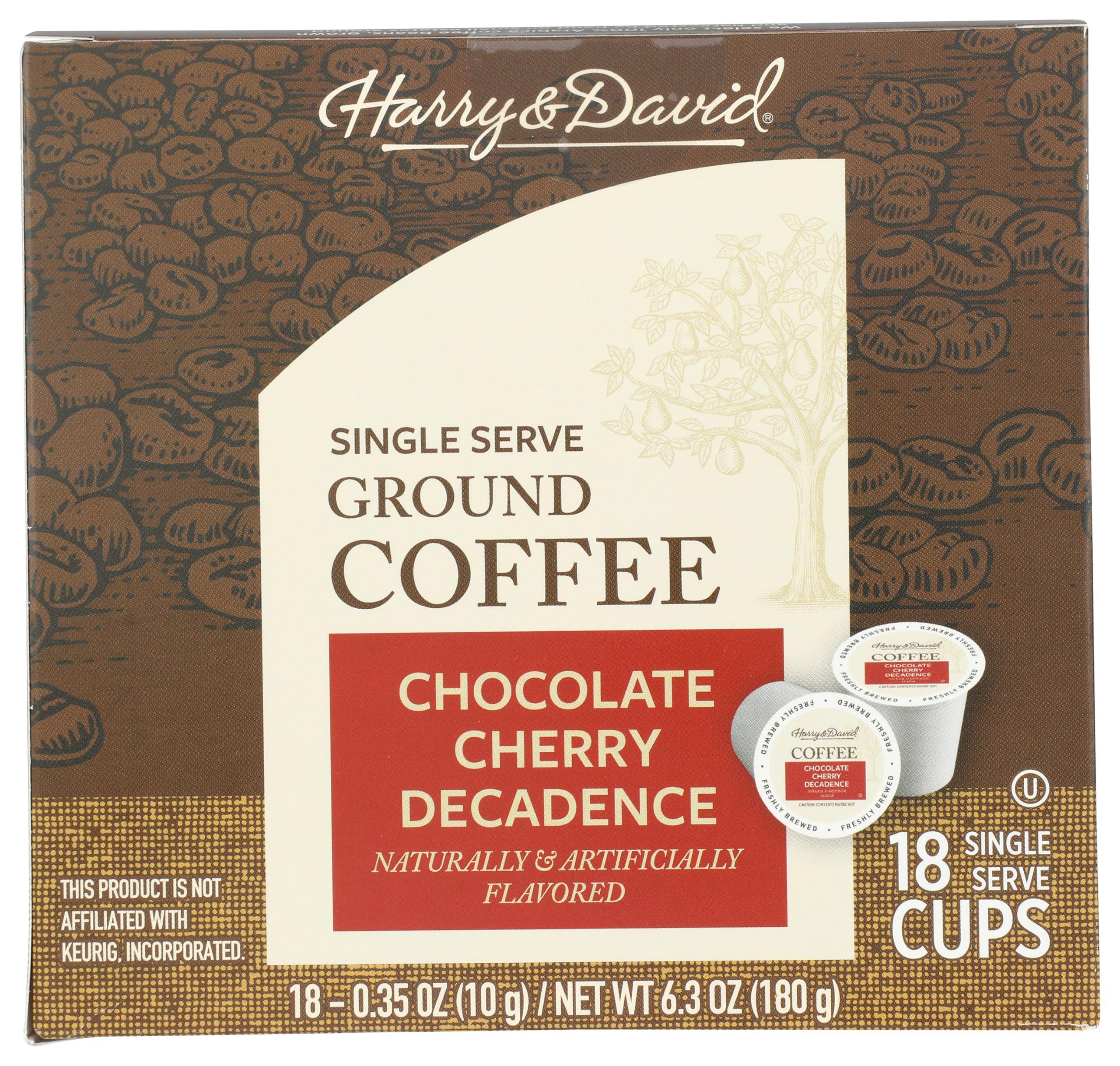 Harry & David Harry & David Single Serve Coffee, Chocolate Cherry Decadence, 18 count box