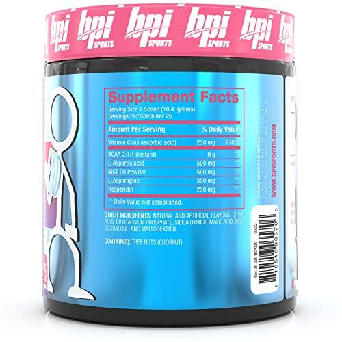BPI Sports BPI Sports Best BCAA Pump - BCAA Powder Intra Workout Sports Drink with Branched Chain Amino Acids for Hydration & Recovery, for Men & Women - Candy Land - 25 Servings