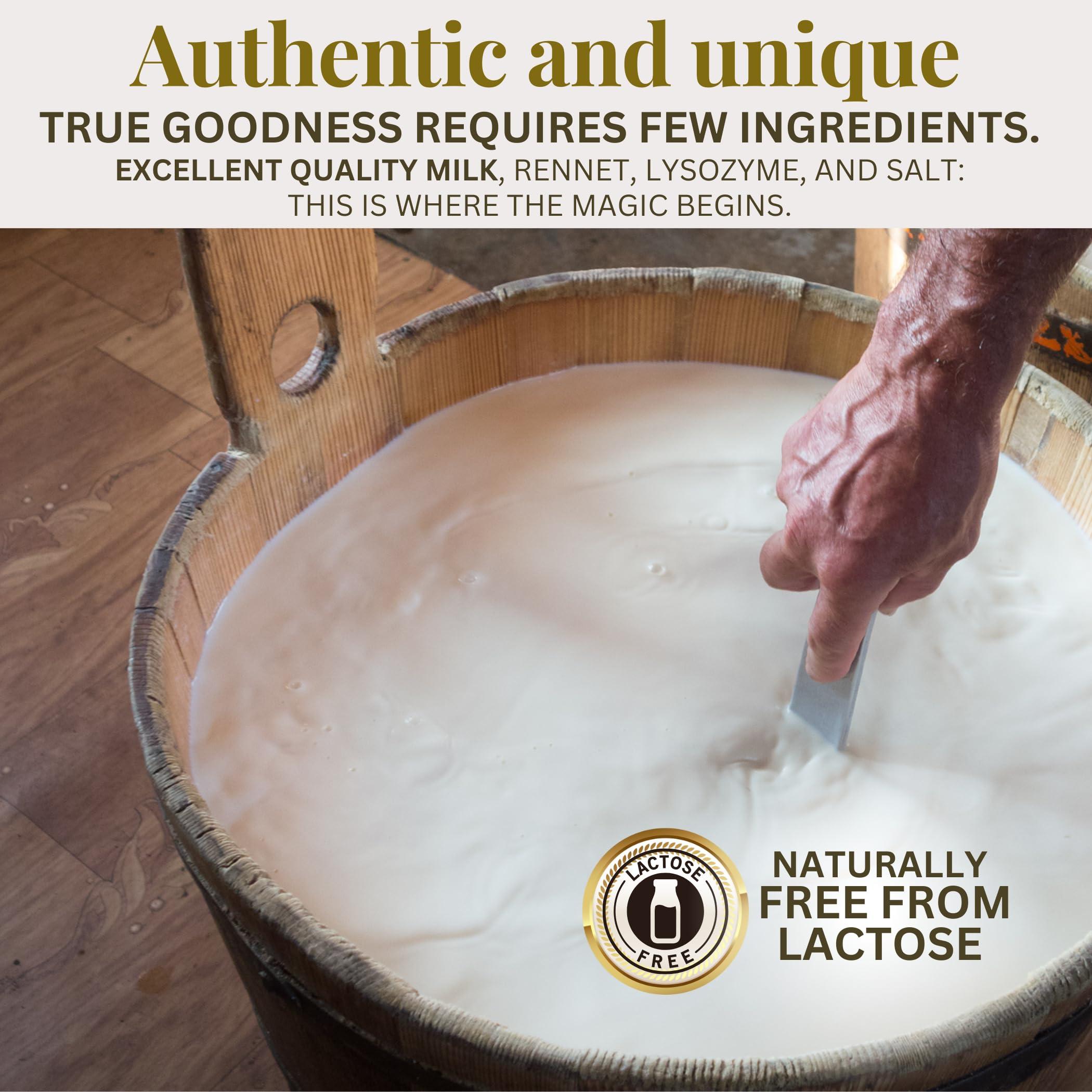 Latteria Soresina Grana Padano Cheese Grated, 1Kg (2.2 lb) - Grana Padano DOP - 16 Months Aged, Authentic Italian Cheese, Imported from Italy