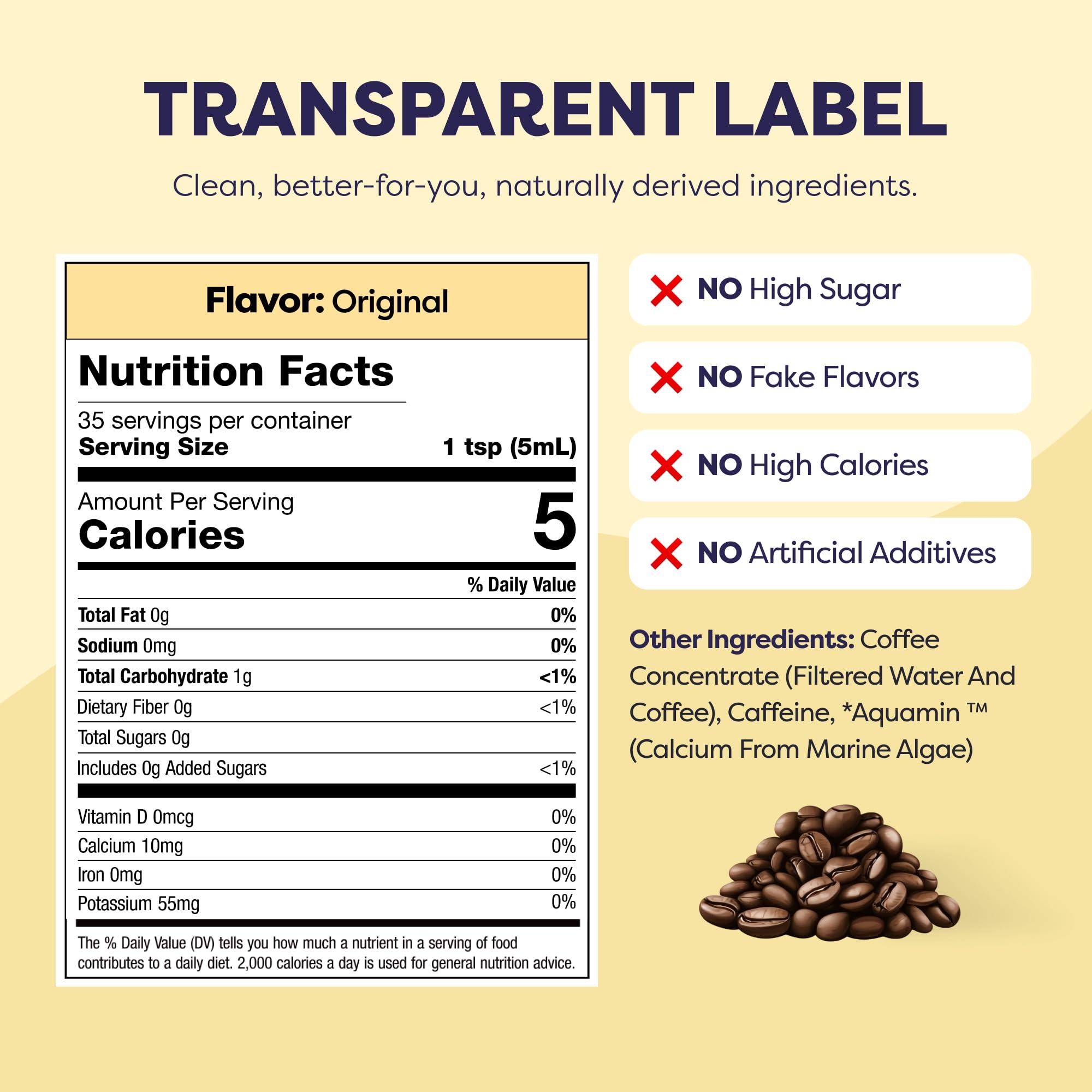 Javy Coffee Javy Coffee Concentrate - Cold Brew Coffee, Perfect for Instant Iced Coffee, Cold Brewed Coffee and Hot Coffee, 35 Servings - Original