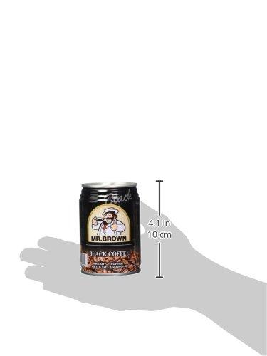 Mr. Brown Mr. Brown Black Coffee, 8.12 Ounce (Pack of 24)
