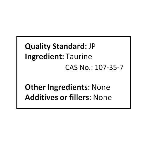 NuSci NuSci Taurine Bulk Pure Powder 2000g (4.4 lb) JP Quality