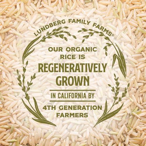 Lundberg Lundberg Organic Jasmine Rice, Long Grain Brown Rice - Non-Sticky, Fluffy Aromatic Rice, Organically Grown in California, Pantry Staples, 32 Oz