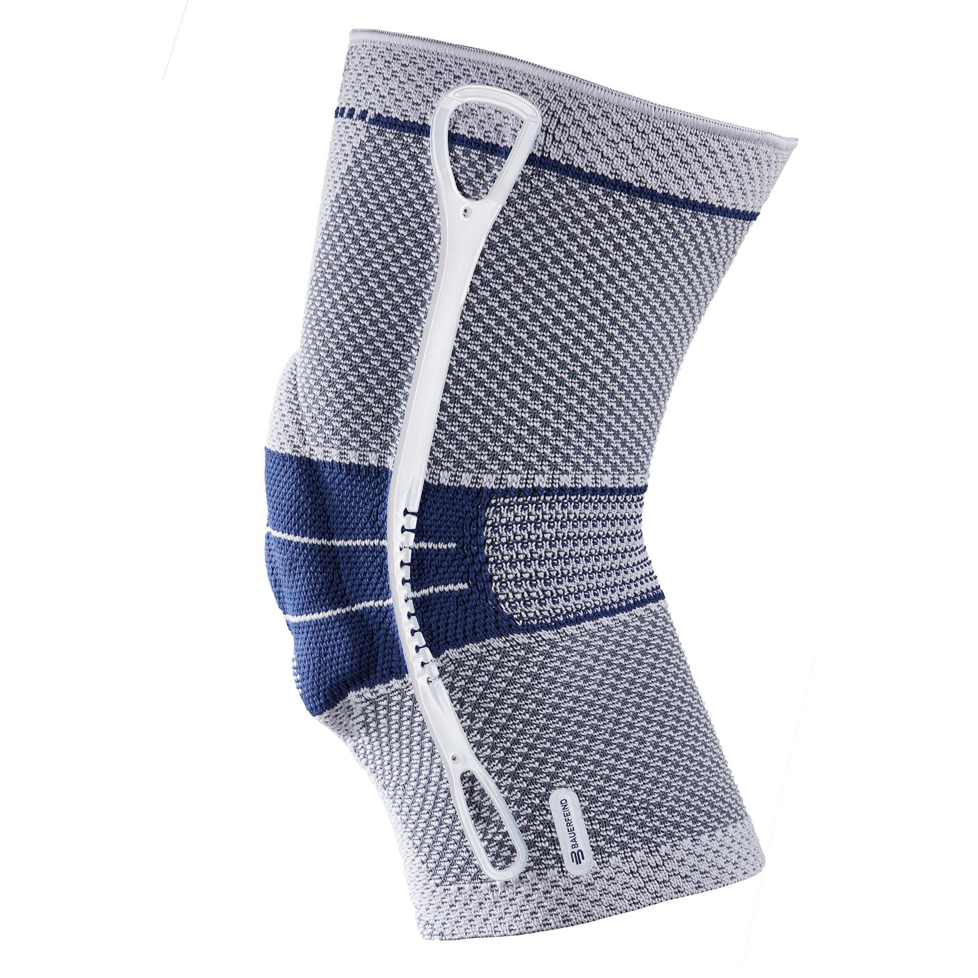 BAUERFEIND Bauerfeind - GenuTrain - Knee Brace - Targeted Support for Pain Relief and Stabilization of The Knee, Provides Relief of Weak, Swollen, and Injured Knees- Size 0 - Color Nature