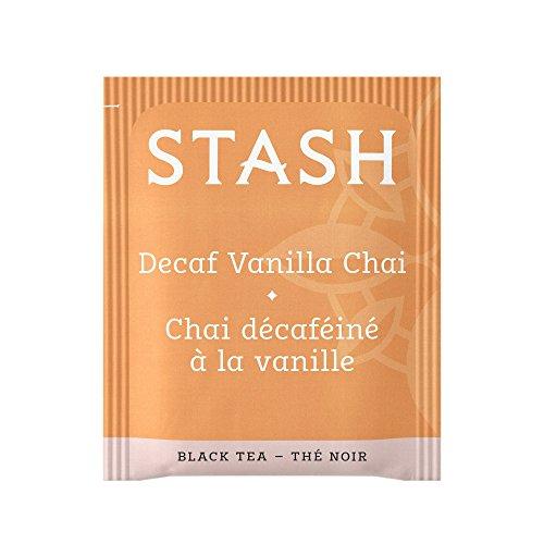 Stash Stash Tea Decaf Vanilla Chai Black Tea, Box of 100 Tea Bags