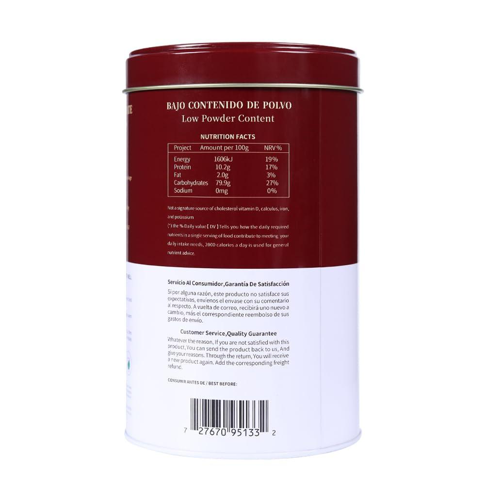 Cuopru Yerba Mate, CUOPRU Suave Argentinian Mate Tea, Low Tea Powder, Original Leaves with Stems, Include Portable Storage Tea Caddy(N.W.247g)
