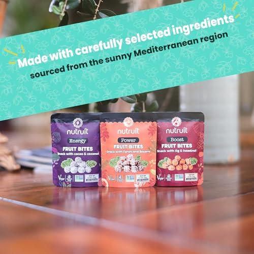 nutruit Nutruit Gourmet Healthy Snacks - 32 Pack MEGA Variety Box - Vegan, Gluten Free, Non-GMO Bulk Snacks - Kosher, High Protein, High Fiber, Plant-Based Healthy Snack - 1.2oz Packs