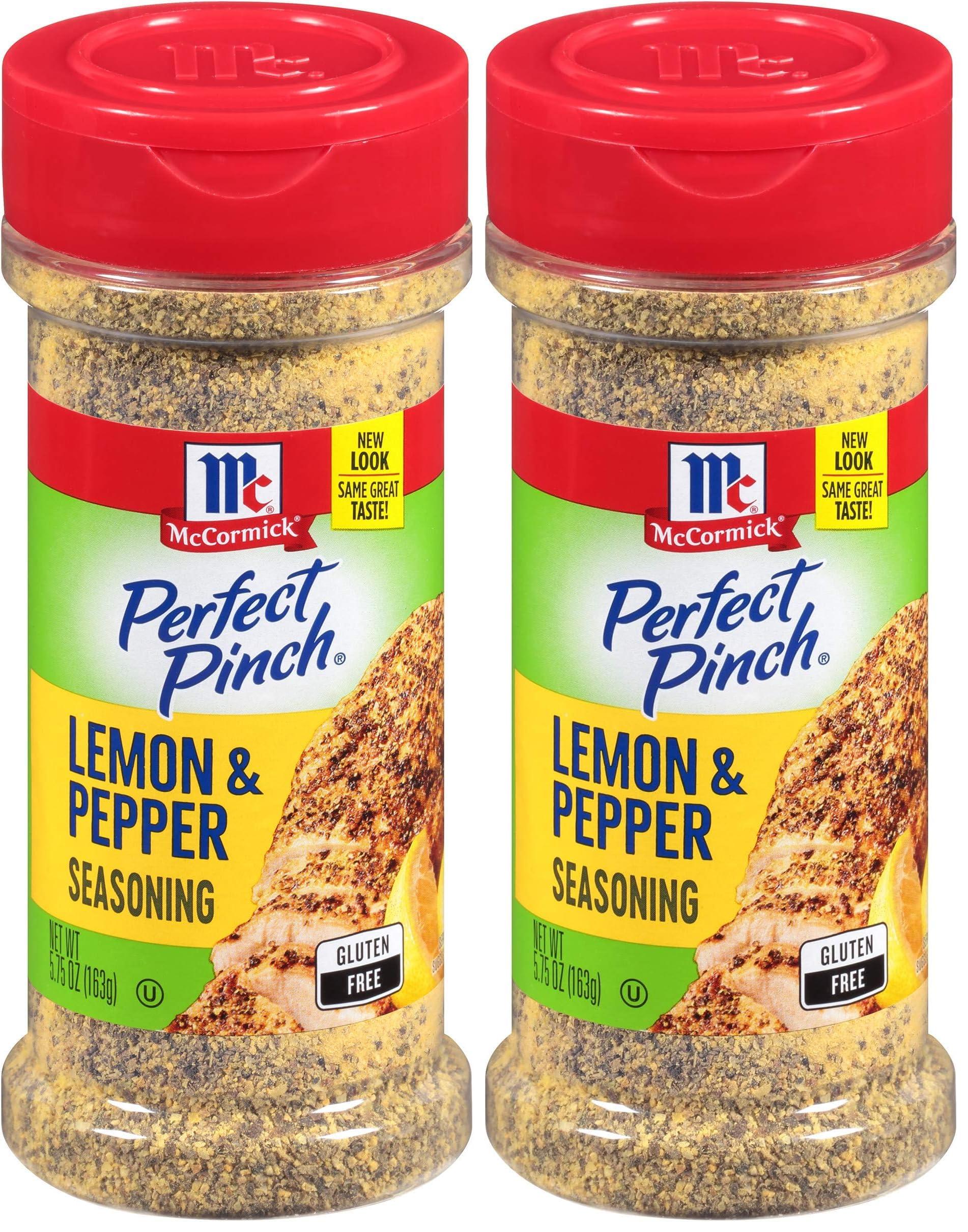 McCormick McCormick Perfect Pinch Lemon & Pepper Seasoning, 5.75 Oz (Pack of 2)