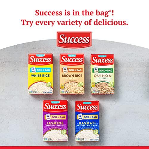 Success Success Boil-in-Bag Rice, Brown Rice, Quick and Easy Rice Meals, 32-Ounce Box