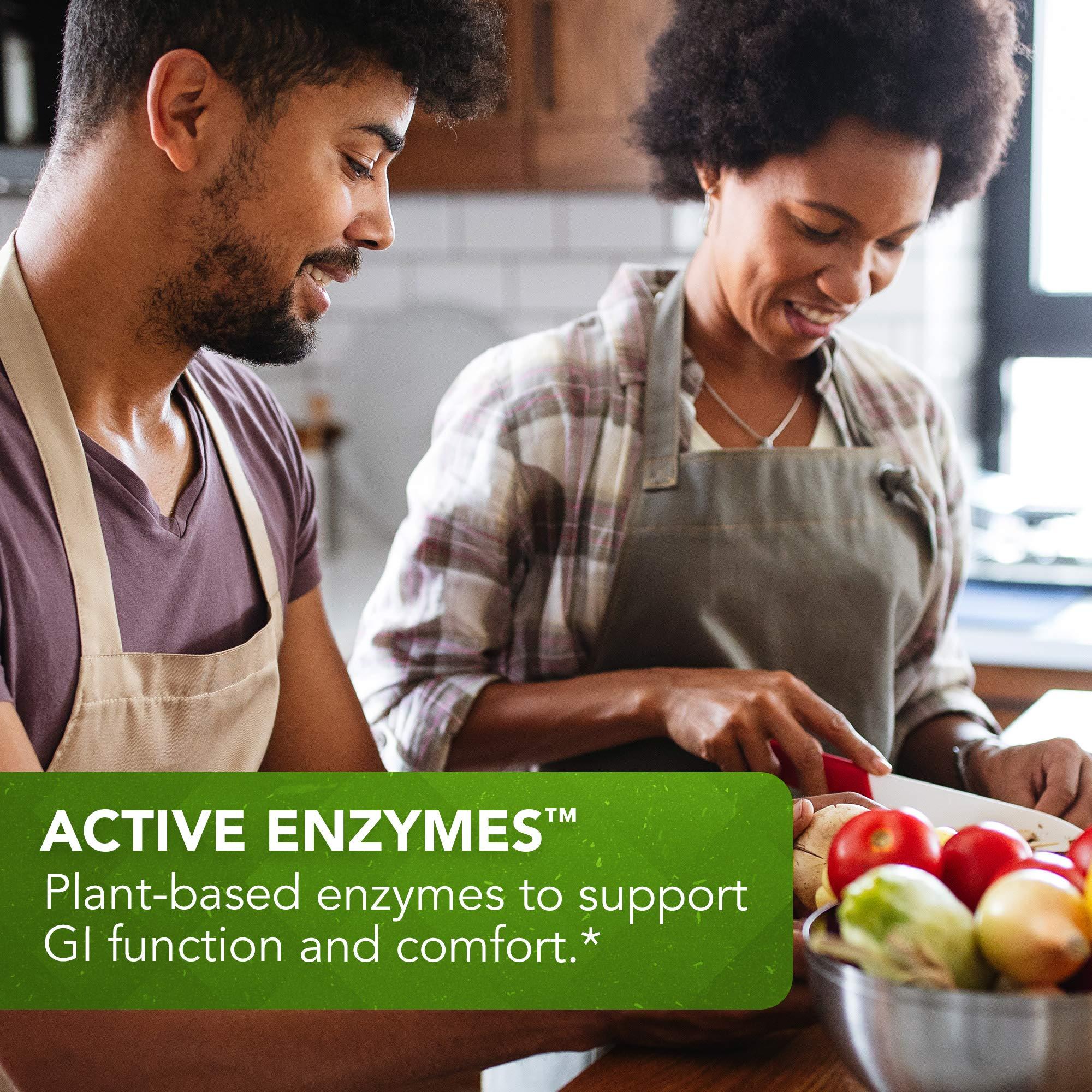 Vital Plan Vital Plan Active Enzymes Supplement by Dr. Bill Rawls - Digestive Enzymes for Gut Health & Digestion - Protease, Bromelain, Lactase, Amylase & Lipase (120 Capsules)