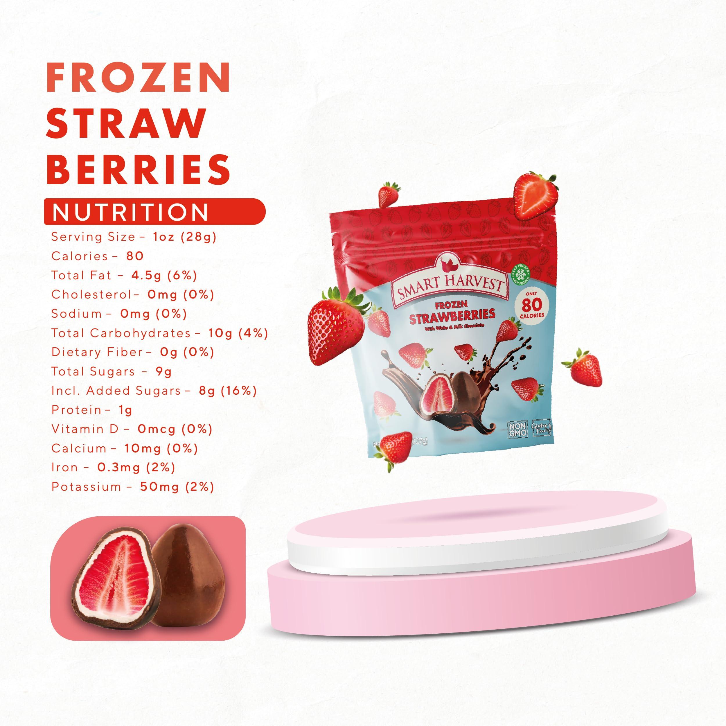 Smart Harvest Smart Harvest FROZEN Chocolate Covered Strawberries 8oz