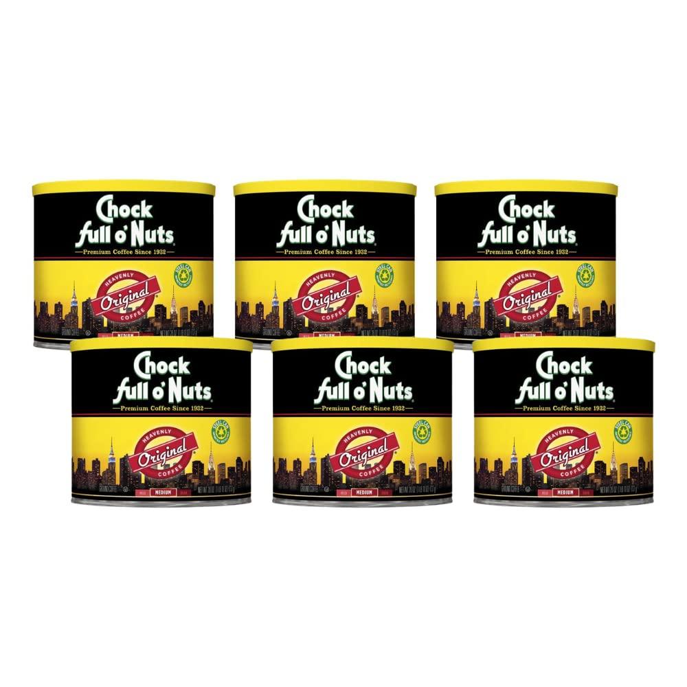 Chock Full o\' Nuts Chock Full o\' Nuts Coffee, Original 26 Ounce (Pack of 6)