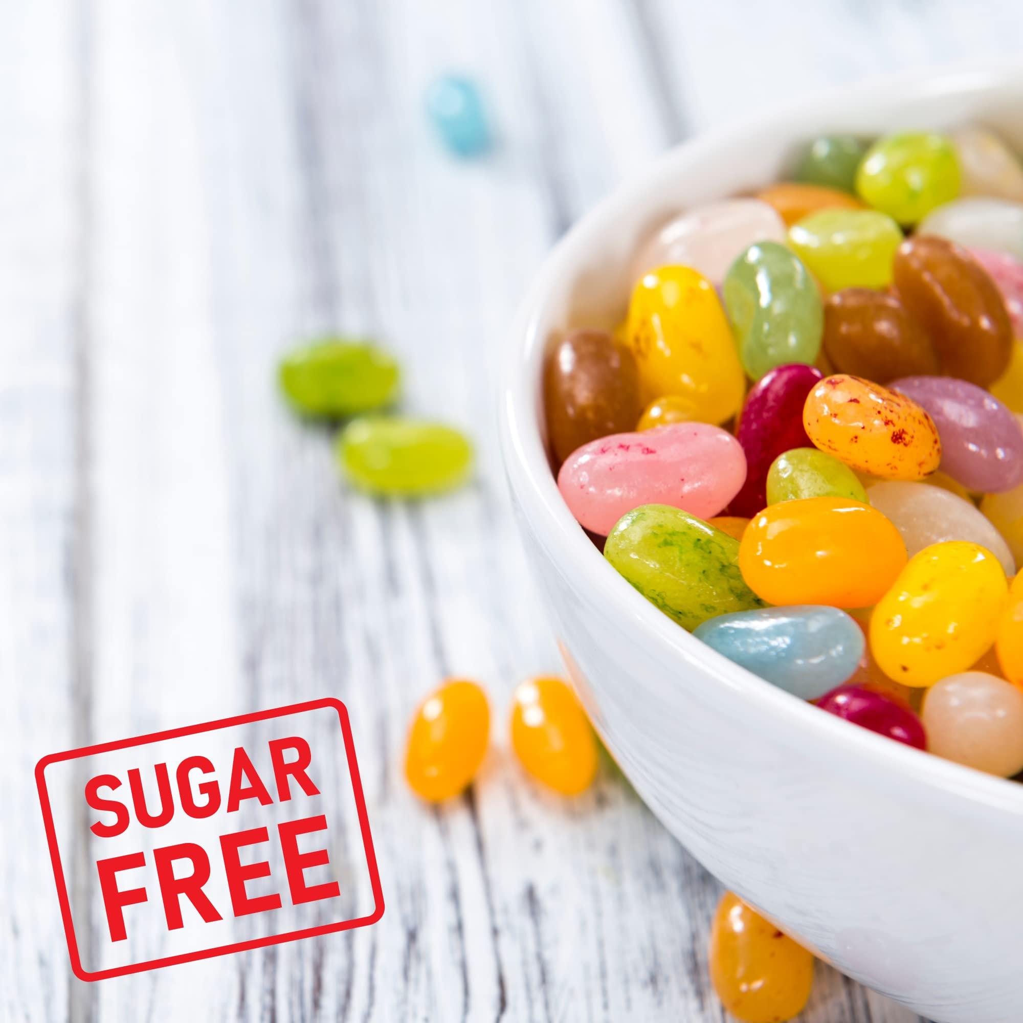 Sweetzo Sweetzo Sugar Free Jelly Beans, Sugar-Free Chewy Candies in Assorted Fruity Flavors, Low Calorie Shareable Sweet Snacks - 2.8 Ounce bags (Pack of 3)