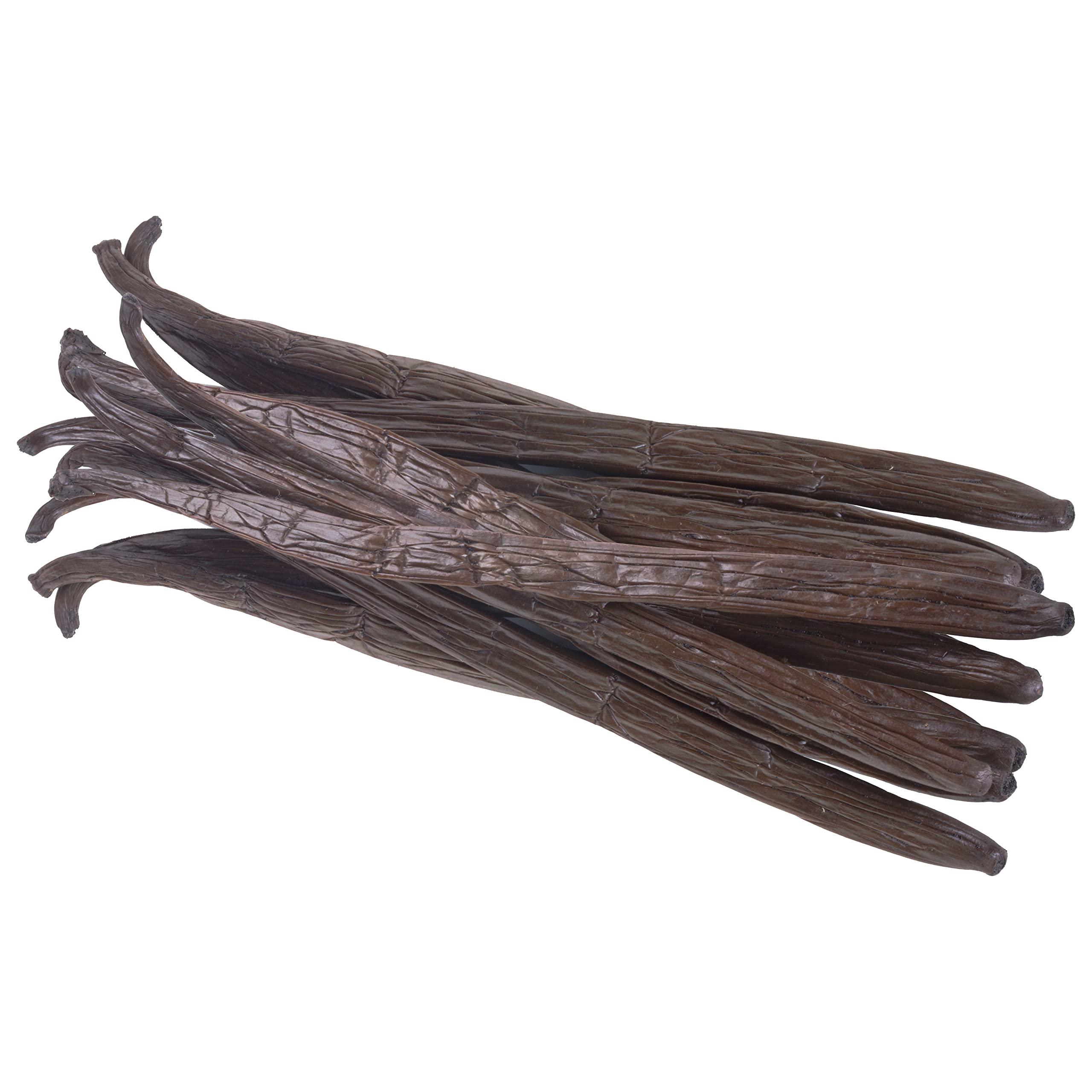 Vanilla Bean Kings 10 Mexican Vanilla Beans Whole Grade A Gourmet Vanilla Pods for Homemade Vanilla Extract and Baking from Veracruz, Mexico