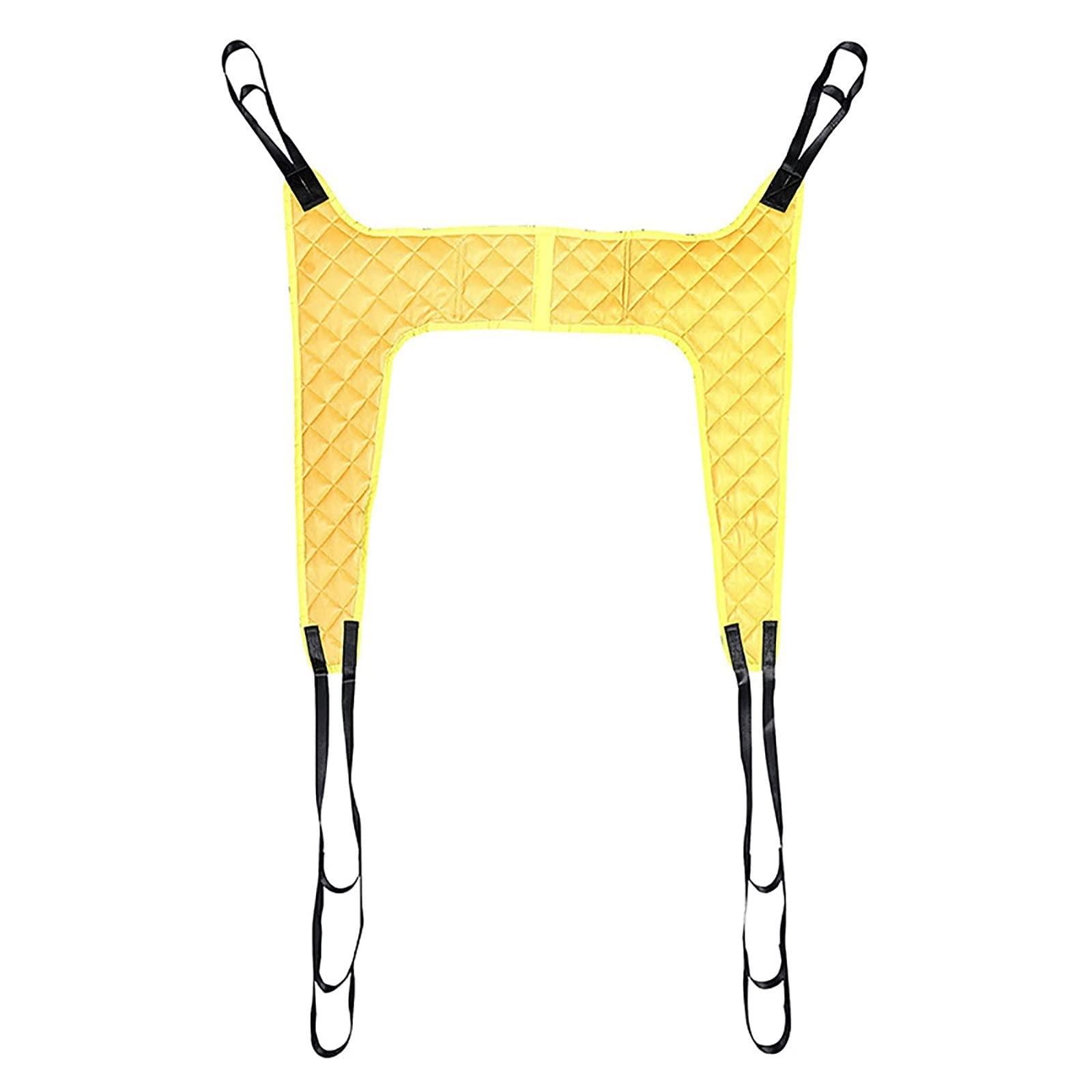 MOFOCO MOFOCO Toileting Sling Patient Lifter, Medical Lift Equipment Commode Sling Divided Leg Sling Medical Transfer Belt with Four Point Support Full Body Sling
