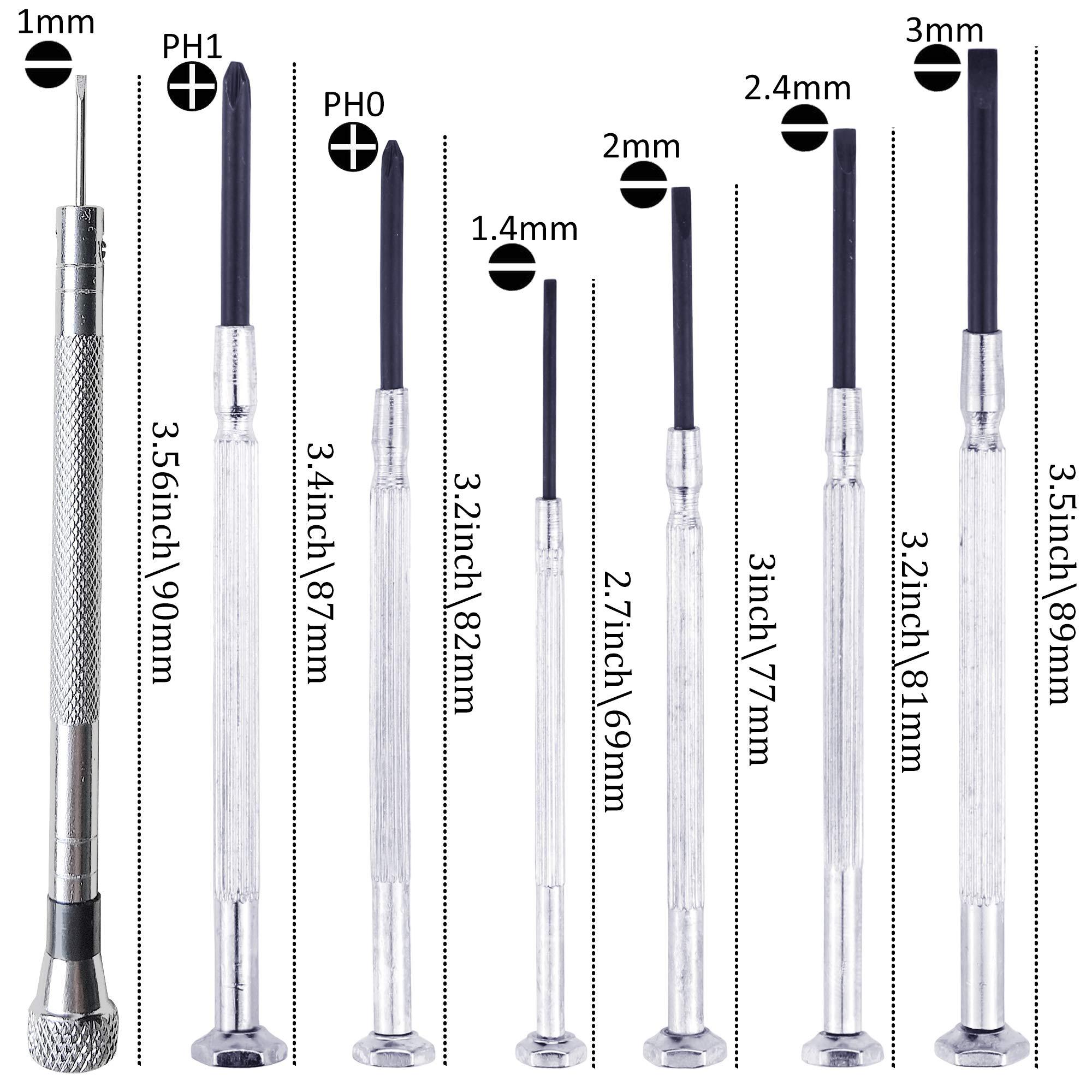 JANYUN Upgrade Version Eyeglass Repair Kit,1500 Pcs More Complete Glasses Screws Kit and Nose Pads with 6 Pcs Screwdrivers and 3 Pcs Tools for Glasses, Eyeglasses and Sunglasses Repair