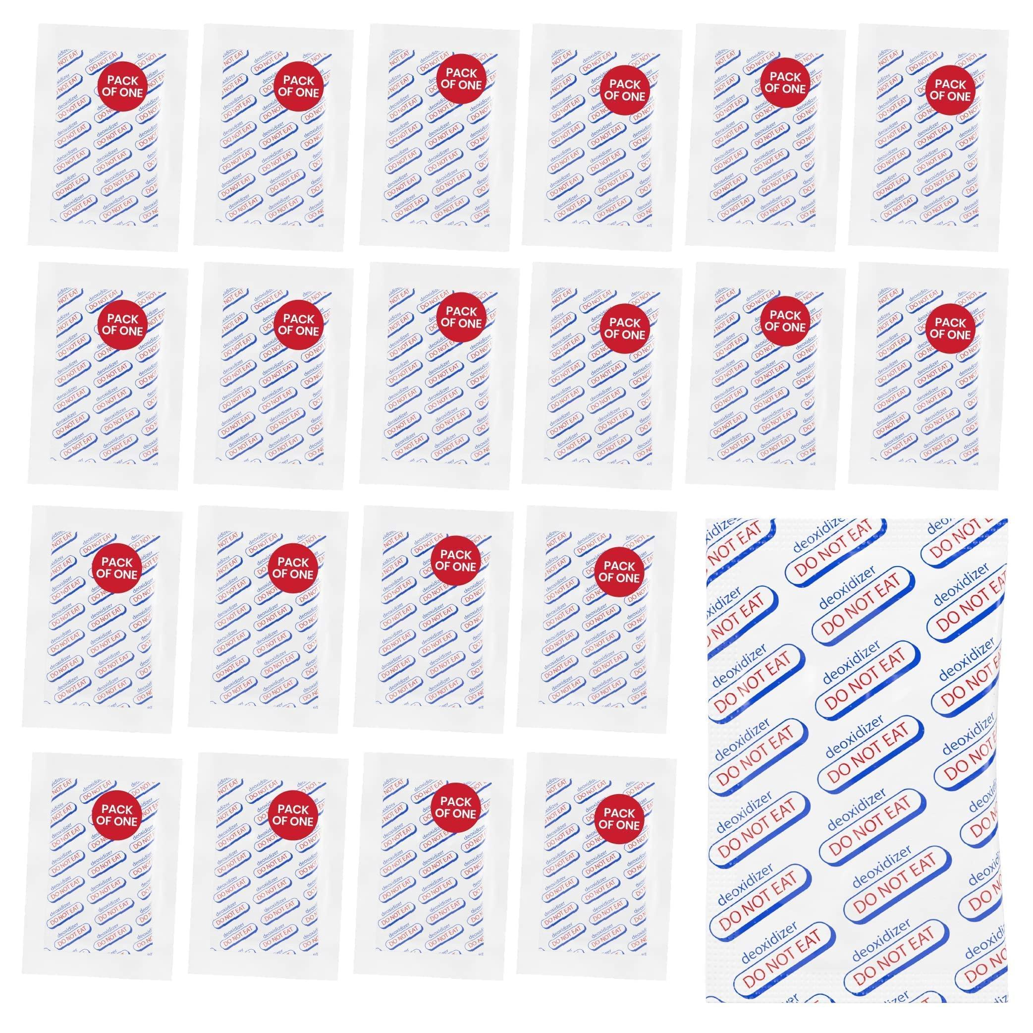 Wallaby Wallaby 400cc Oxygen Absorbers - 100 Count (10x Packs of 10) + 2500cc Oxygen Absorbers - 20 Count (Individually Sealed) - for Long Term Food Storage & Survival