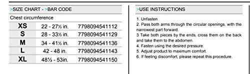 PTM - Performance Technology Movement PTM Wellbrace - Adjustable Back-Posture Corrector - Elastic - Different Sizes & Adjustable for Custom Fitting & Comfort -For Cervical, Thoracic and/or Lumbar pain - For Women & Men (Medium)