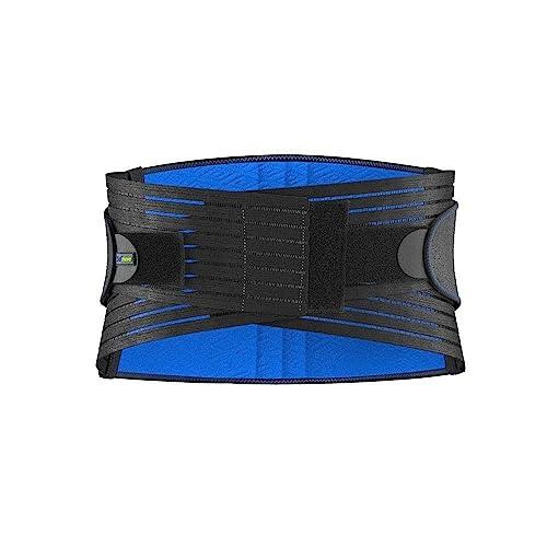 Actimove Actimove Sports Edition Back Support | Back Brace with 4 Stays, Adjustable, Double Layer Compression for Acute & Chronic Back Pain, Lumbar Strains, Muscular Insufficiency | Black, X-Large